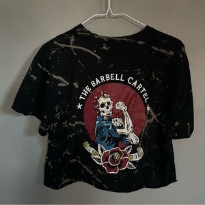 The Barbell Cartel Propaganda Crop Tee
